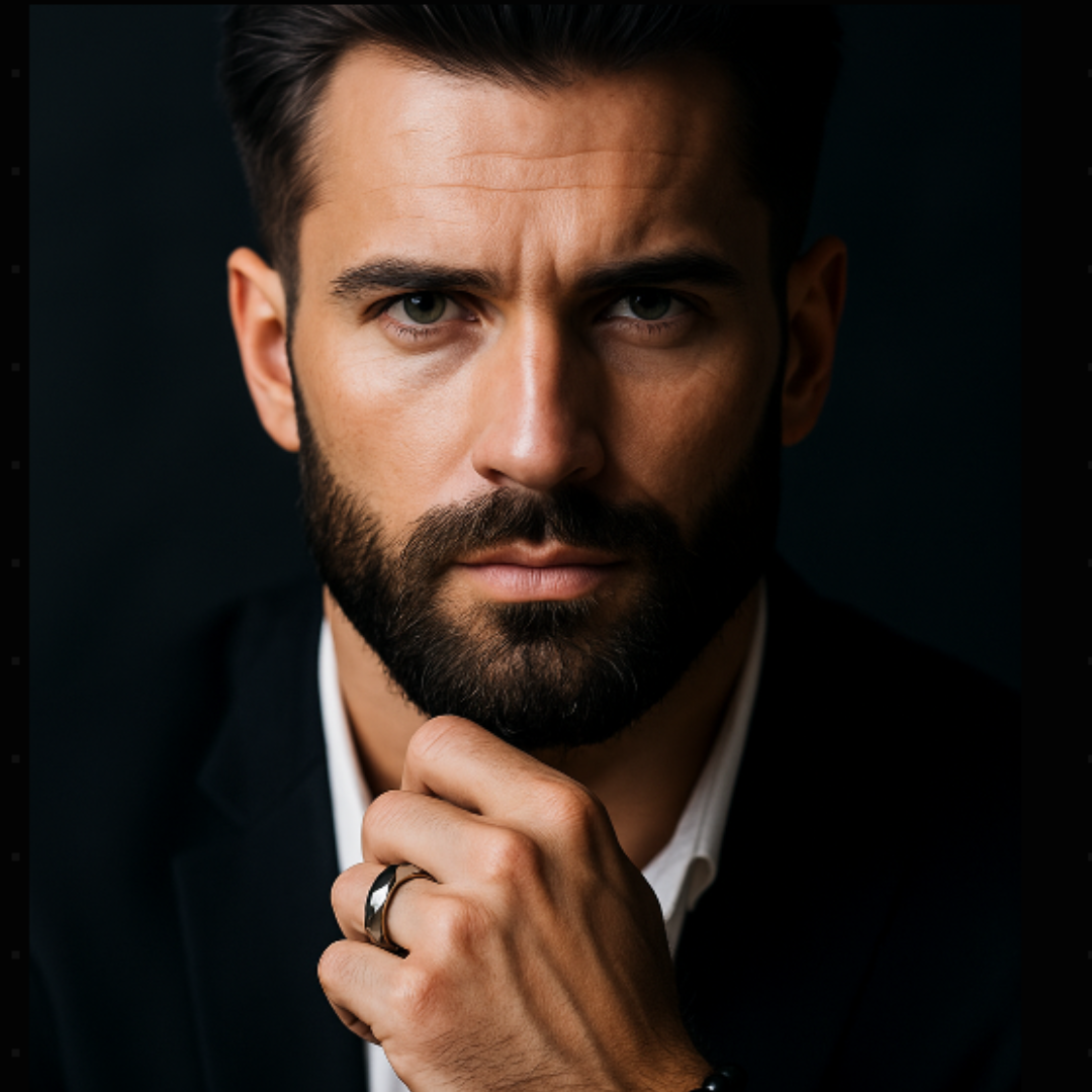 PIERŚCIEŃ Z HEMATYTEM